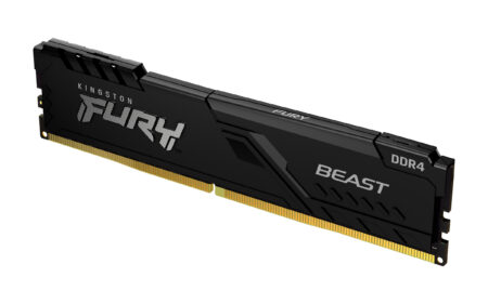 MEMORIA DDR4 4GB 2666MHZ KINGSTON FURY BEAST BLACK KF426C16BB/4/COLOR NEGRO/CL16/XMP