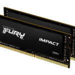 MEMORIA SODIMM DDR4 64GB (2X32GB) 3200MHZ KINGSTON FURY IMPACT CL20, KF432S20IBK2/64