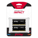 Memoria Sodimm DDR4 64Gb (2X32Gb) 3200Mhz Kingston Fury Impact Cl20, Kf432S20Ibk2/64