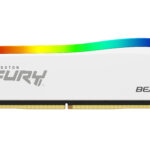 MEMORIA DDR4 16GB 3600MHZ KINGSTON FURY BEAST KF436C18BWA/16 CL18/COLOR BLANCO/RGB