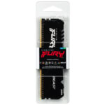 MEMORIA DDR4 8GB 3733MHZ KINGSTON FURY BEAST RGB KF437C19BBA/8/COLOR NEGRO/CL19/XMP
