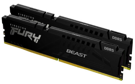 Memoria DDR5 64Gb 5200Mhz Kingston Fury Beast Black Expo (2X32Gb)/Color Negro/Cl36/Kf552C36Bbek2-64