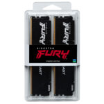 Memoria DDR5 64Gb 5200Mhz Kingston Fury Beast Black Expo (2X32Gb)/Color Negro/Cl36/Kf552C36Bbek2-64