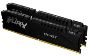 MEMORIA DDR5 16GB 5200MHZ KINGSTON KF552C40BBK2-16 FURY BEAST (2X8GB)/COLOR NEGRO/CL40