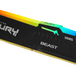 MEMORIA DDR5 16GB 5600MHZ KINGSTON FURY BEAST BLACK RGB EXPO (1X16GB)/COLOR NEGRO/CL36/KF556C36BBEA-16