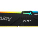 Memoria RAM Kingston Fury Beast Black Expo Rgb Dimm DDR5 16Gb 6000Mt/S Cl30 1Rx8 1.4V -
