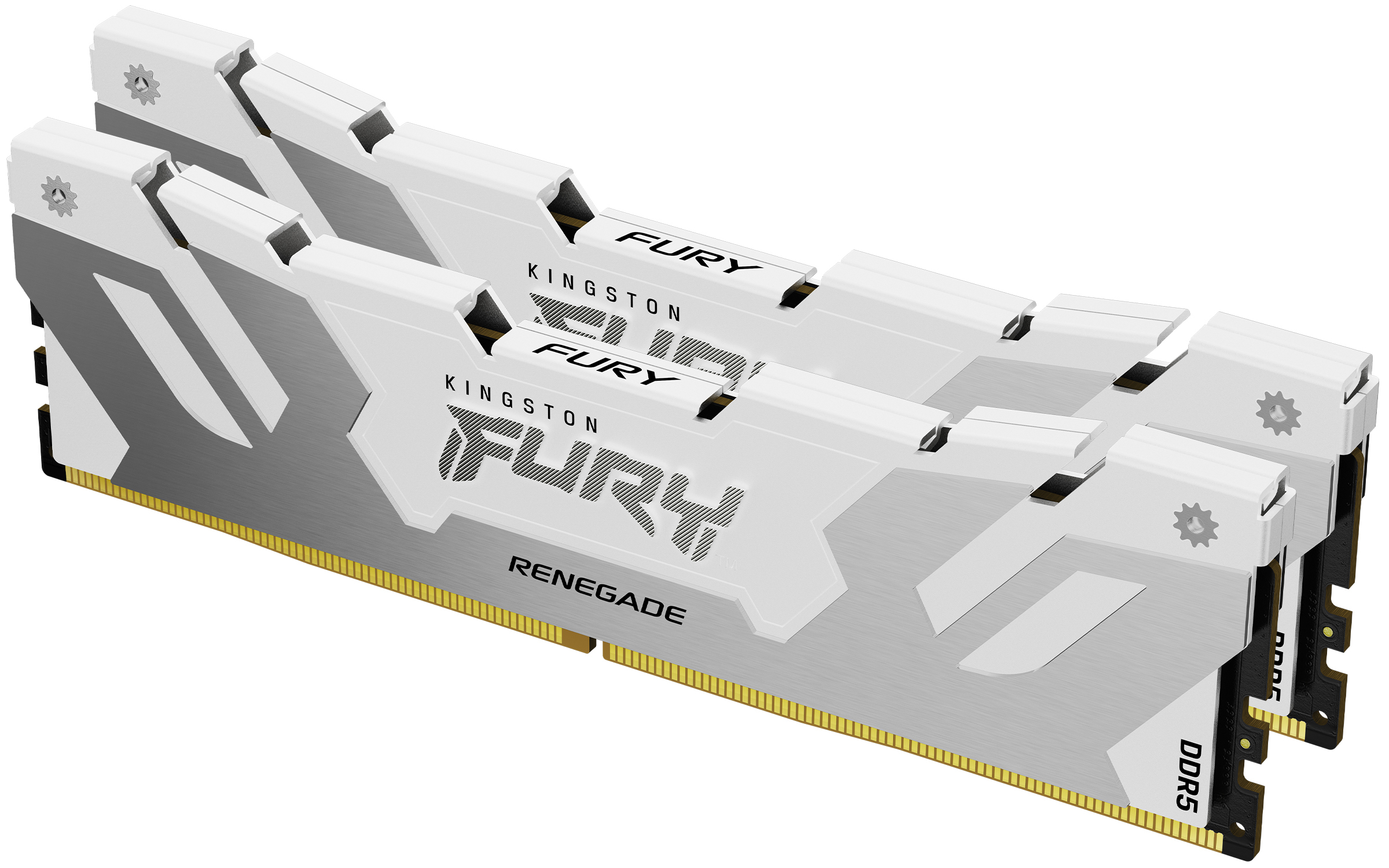 Memoria Ddr5 32gb 6400mhz Kingston Fury Renegade (2x16gb)/color Blanco/cl32/kf564c32rwk2-32