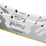 Memoria DDR5 32Gb 6400Mhz Kingston Fury Renegade (2X16Gb)/Color Blanco/Cl32/Kf564C32Rwk2-32