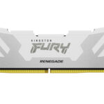 Memoria DDR5 32Gb 6400Mhz Kingston Fury Renegade (2X16Gb)/Color Blanco/Cl32/Kf564C32Rwk2-32