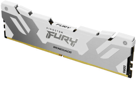 Memoria DDR5 16Gb 8000Mhz Kingston Fury Renegade/Color Plata-Blanco/Cl38/Xmp/Kf580C38Rw-16