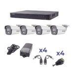 Kit De Videovigilancia Hikvision Kh1080P4Bc - 4, 1920 X 1080 Pixeles, 2 Mp