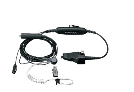 Microfono C/Audifono Kenwood Khs-12Bl Color Negro, 3 Cables
