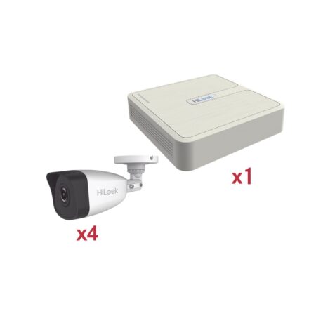 Kit De Videovigilancia Hikvision Kip2Mp/4B – 4, 1920 X 1080 Pixeles, 2 Mp