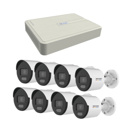 Kit De Videovigilancia Hikvision Kipcv2M/8B – Exterior, 8, 1920 X 1080 Pixeles, 2 Mp