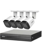 Kit Dahua Kitxvr1B04H-I4B2A51-U - Kit De 4 Cámaras Metálicas 5 Mp Lente De 2.8Mm Y Un Dvr Cooper-I Wizsense - 4 Canales + 1 IP O Hasta 5 Canales IP