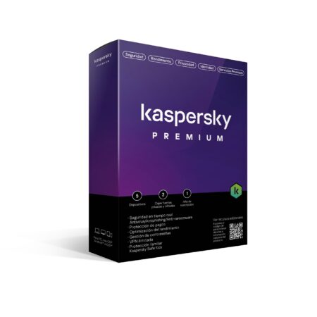 Kaspersky Premium Kl1047Z5Efs-22, 5 Licencias, 1 Año (Total Security)