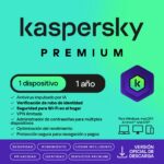 Esd Kaspersky Premium (Total Security, Security Cloud) / 1 Dispositivo / 1 Cuenta Kpm / 1 Año / Base, Kl1047Zdafs