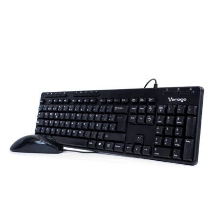 Kit Teclado Y Mouse, Multimedia USB Vorago Km-105, Negro