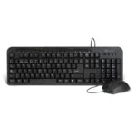 KIT TECLADO Y MOUSE VORAGO KM-107 ALAMBRICO MULTIMEDIA USB NEGRO