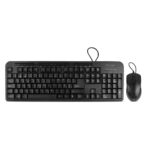 KIT TECLADO Y MOUSE VORAGO KM-107 ALAMBRICO MULTIMEDIA USB NEGRO