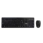 Kit Teclado Y Mouse Inalambrico Vorago Km-304 Multimedia USB Color Negro