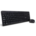 Kit Teclado Y Mouse Inalambrico Vorago Km-304 Multimedia USB Color Negro