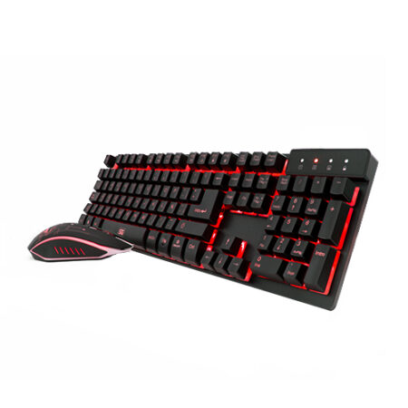 Kit Teclado Y Mouse Gamer Retroiluminado Vorago Km-500