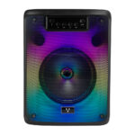 BOCINA KARAOKE VORAGO KSP-303 BLUETOOTH 5.3, 8" 10W, RECARGABLE, 3.5MM, CARGA USB TIPO C, COLOR NEGRO