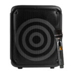 Bocina Karaoke Vorago Ksp-350 Bluetooth, 8", 30W, Recargable, C/Microfono Inalambrico, Carga USB Tipo C, Color Negro