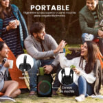 Mini Bafle Vorago Ksp-455, 40 W, 40 - 20000 Hz, Bluetooth, Negro