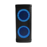 Bocina Vorago Ksp-580 Bafle Karaoke Speaker, Pantalla LCD, Dos Altavoces De 6.5 Y 2 Tweeters, Aros Con Rgb, Micro SD, Bluetooth 5.0