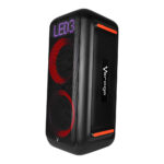 Bafle Vorago Ksp-700 Doble 10 2 + 2 2 120W-Rms / Bt / Tws / Microfono Recargable / USB / Tf / Audio Hifi Con Super Bass / Cajon De Madera / Power Bank -
