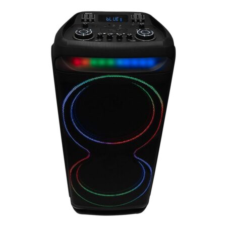 Bocina Inalambrica Vorago Ksp-800/Bluetooth/Color Negro/Rgb/1 Microfono
