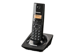 Panasonic Telefono Inalambrico, Pantalla De 1.25, Directorio De Hasta 50 Contactos, Dect, Negro