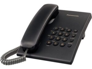 Telefono Panasonic Unilinea Basico S/memoria Kx-ts500meb Color Negro