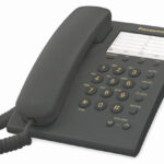 Telefono Panasonic Kx-Ts550Meb Unilinea Basico 13 Memorias Color Negro
