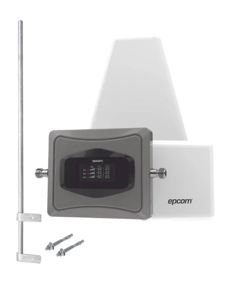 Kit Amplificador De Señal Celular 4G Epcom Ep-Tb-4Gv2-Cmlp Datos De Tecnologias 2G, 3G Y 4G De Telcel, At&T Y Movistar, 68Db +- 3Dbm, 6W De Potencia