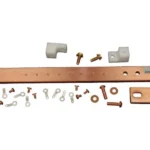 Kit De Barra De Tierra Fisica Hoffman Para Rack De 19"/Fabricada En Aleacion De Cobre Electrolitica Resistente/Dg19