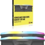 Memoria DDR5 32Gb 6000Mhz Corsair Vengeance Rgb Cmh32Gx5M2E6000Z36 2X16Gb, Negro, Non-ECC, Cl36, Xmp-Expo