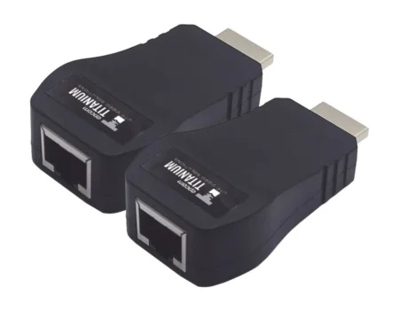 Kit Extensor Epcom Powerline Tthdmi2Rj 25Mts Convertidor Señal HDMI A Utp (Cat5E/Cat 6)/Calidad Premium