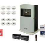 KIT BASICO DE DETECCION DE HUMO 1.0 KIDDE 1 PANEL 64 DISP. 10 SENSORES DE HUMO, 10 BASES ESTANDAR, 1 ESTACION MANUAL, 1 SIRENA CON ESTROBO, CABLE DE ALARMA, 2 BATERIAS DE RESPALDO, 1 PROBADOR DE DETECTORES DE HUMO SMOKE SABRE