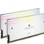Memoria DDR5 48Gb 7000Mhz Corsair Dominator Titanium Cmp48Gx5M2B7000C36W (2X24Gb), Cl40, Xmp, Blanco
