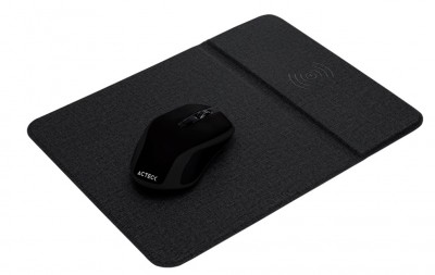 Kit Mouse Inalambrico Recargable Y Mousepad Acteck Creator Ax90 1600Dpi/Receptor USB/Color Negro/AC-923132