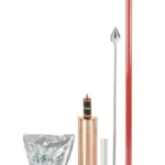 Kit Pararrayo Total Ground Kit-Master-Alu-V2 Con Accesorios Para Proteccion De Diametro De 80M