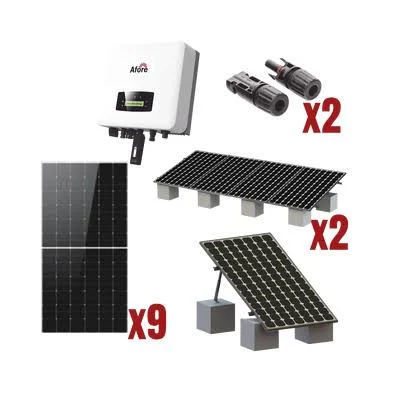 Kit Solar Interconexion Afore 5Kw/220Vca/Inversor/Montaje Incluido/Hns5000Tlkit1