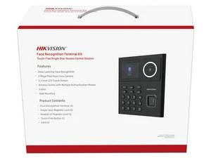 Kit WiFi De Control De Acceso Hikvision Ds-Kas320/Lector De Rostros/Tarjetas Y Huellas/500 Rostros/Compatible Con App Hikconnect/Incluye Electroiman Boton De Salida/Montajes Z Y L Para Iman