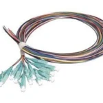 Kit De 12 Pigtails Linkedpro Lp-Fo-Mm-Pig-12-Lc Lc Multimodo Om3 50/125/Conectores Aqua/2 Mts