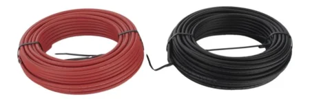 Kit De 2 Rollos De 50M De Cable Fotovoltaico De Cobre Epcom Powerline/Rojo Y Negro/10Awg (6Mm²)/Pv/1000/2000V/Kit2Cblpv10Rb/50