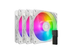 Ventilador Cooler Master Mfx-B2Dw-253P2-R2/120Mm/27Dba/Rgb/1800Rpm/3 Pieza/Color Blanco
