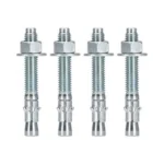 Kit De Anclaje A Piso Panduit Rfakit Para Rack De 2 O 4 Postes, Fabricado En Acero, 4 Piezas